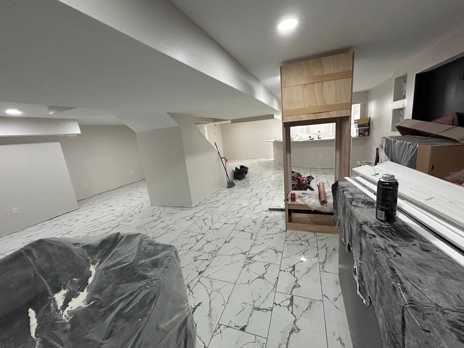 Basement Tiling